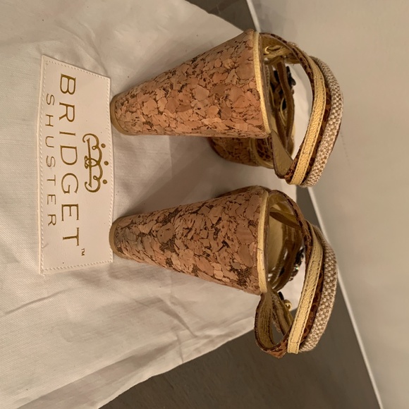 Bridget Shuster Leather Sandalswith Ladybug Bling Size 8 - Picture 7 of 7